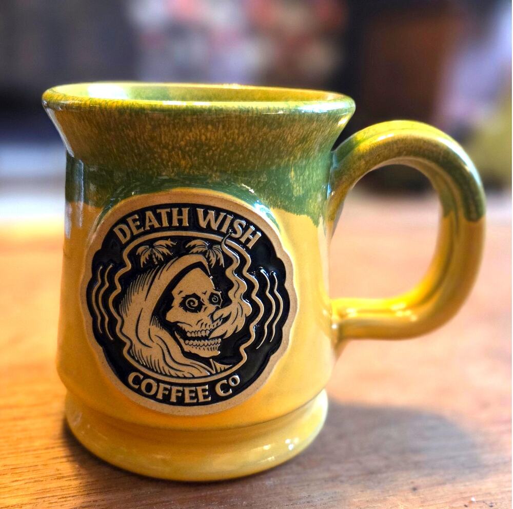 Death Wish Coffee 2022 Hazed & Confused Pineapple Express 420 Mug 3914/4284